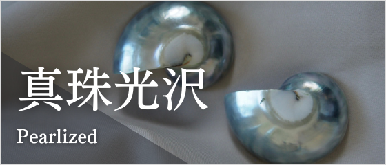真珠光沢貝殻パーツ